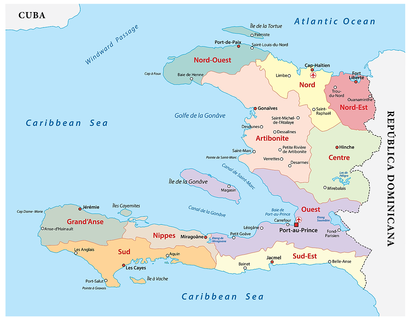 Haiti Location On World Map