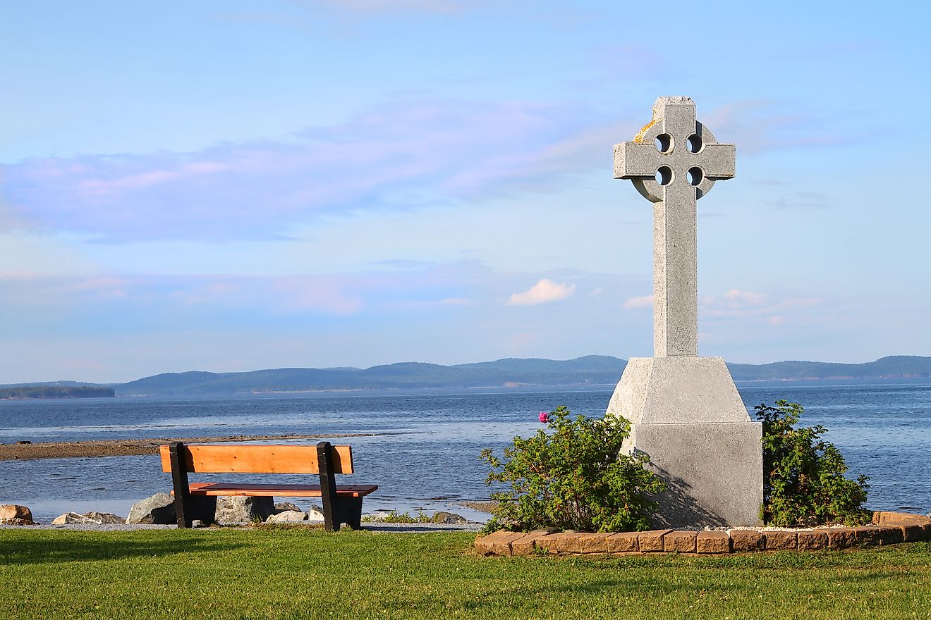 A view of the Bay of Fundy in St. Andrew