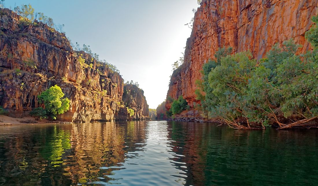 Katherine Gorge in Northern Territory, Australia. 