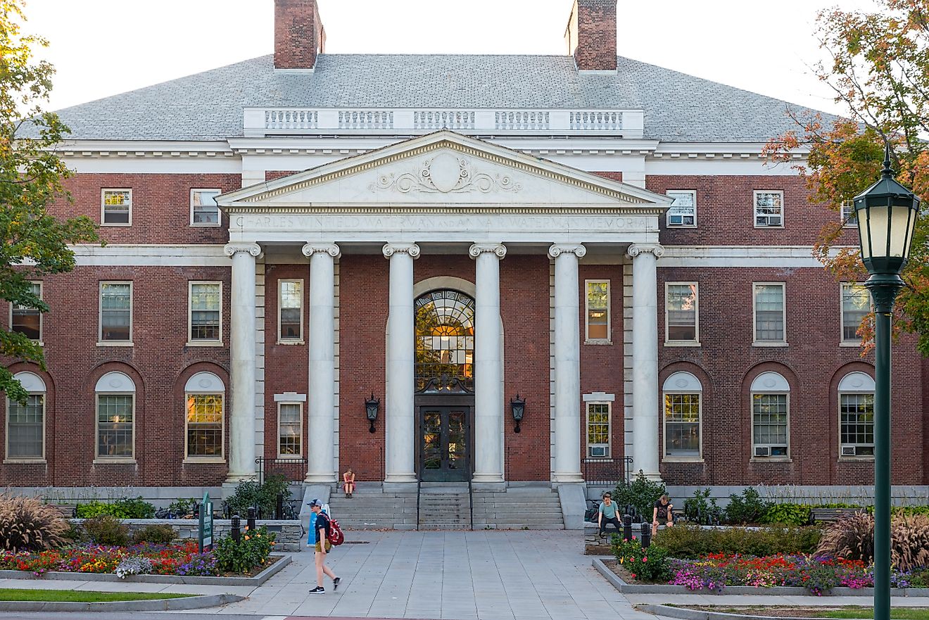 Waterman Building, University of Vermont, Burlington, VT. Editorial credit: Bob LoCicero / Shutterstock.com