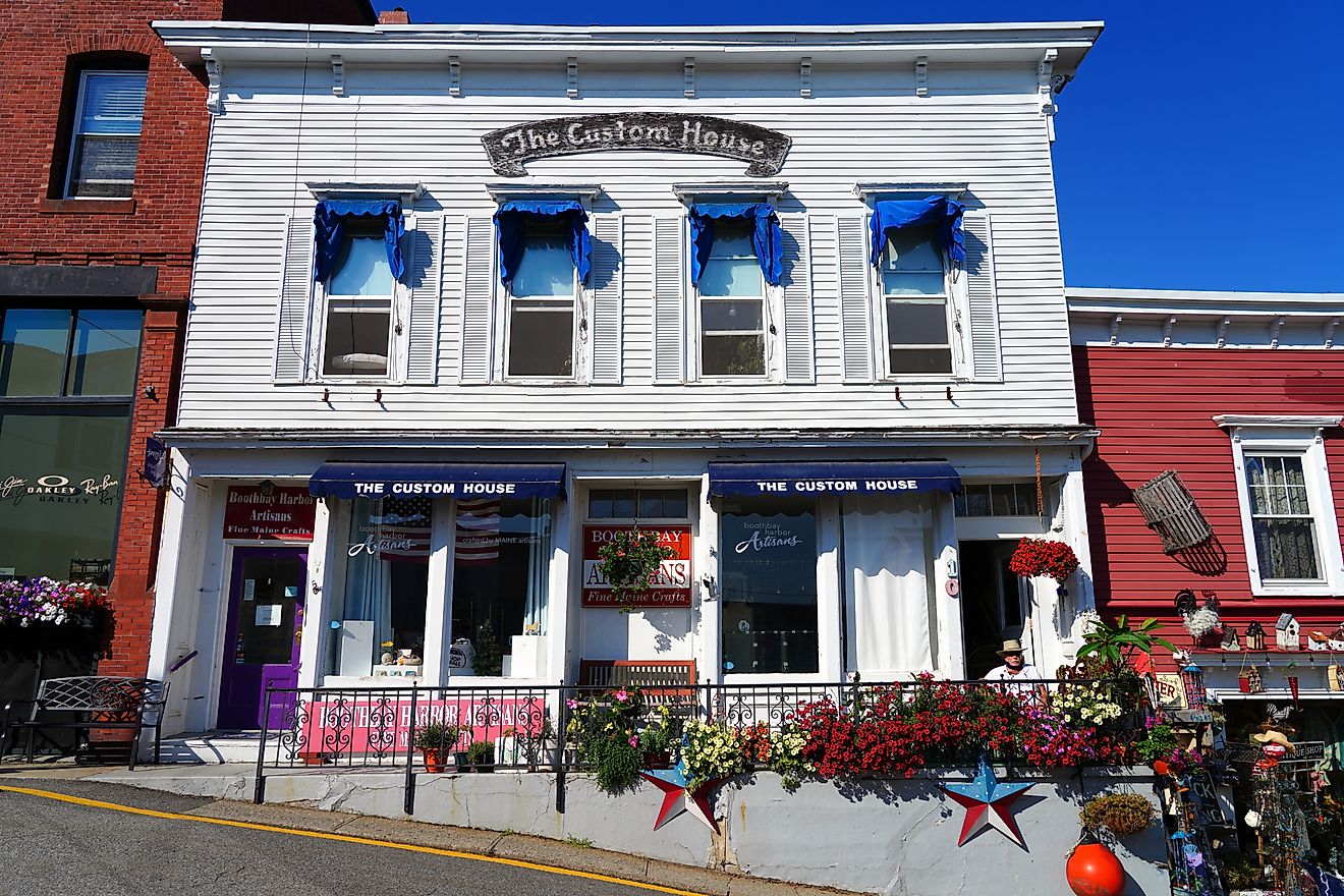 Boothbay Harbor, Maine. Editorial credit: EQRoy / Shutterstock.com