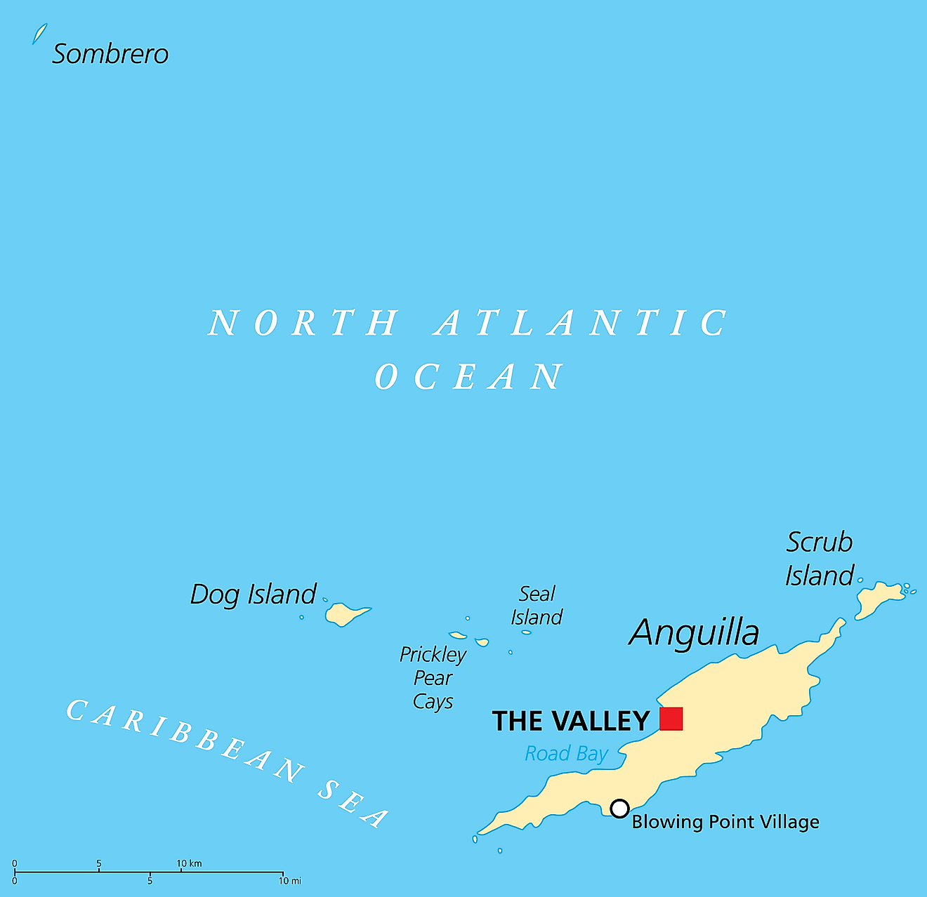 Anguilla Map 