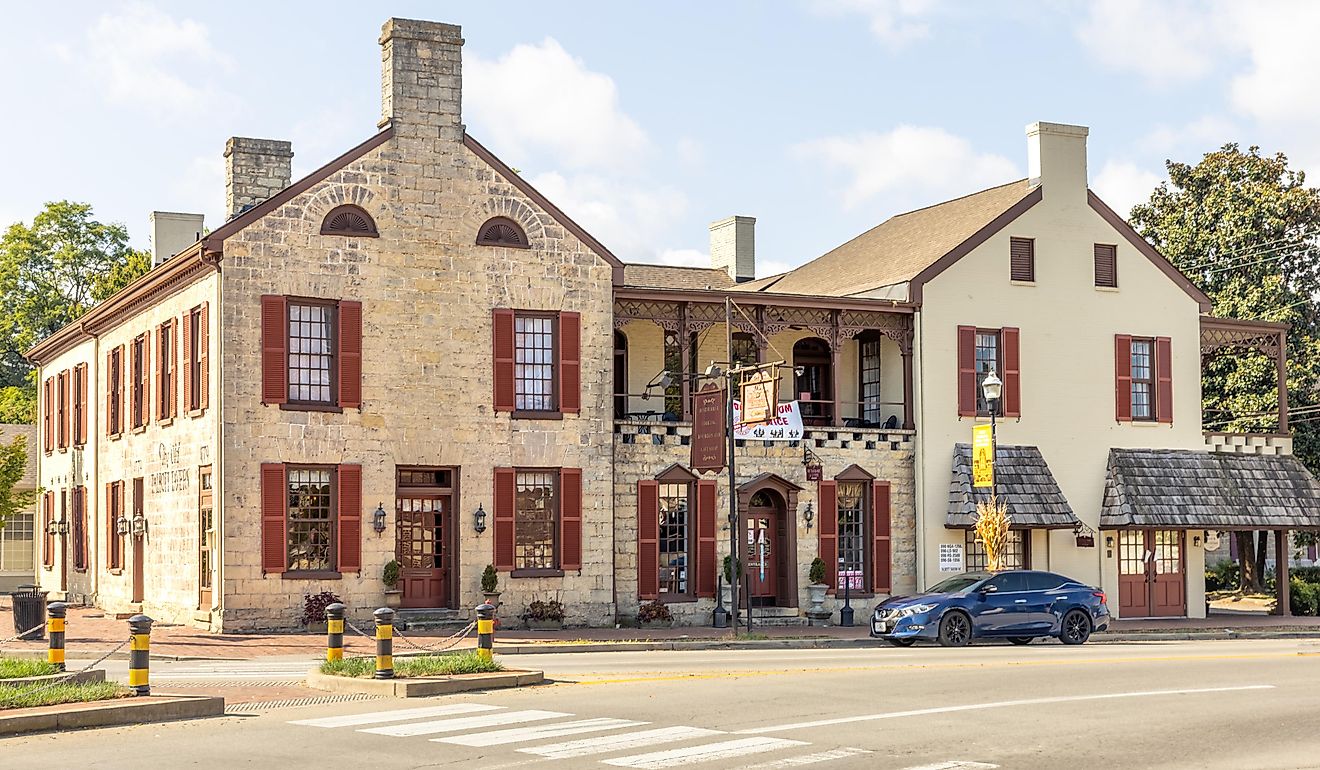The Old Talbott Tavern was built in 1779 and is one of the oldest and most popular resting spots because of its central location.