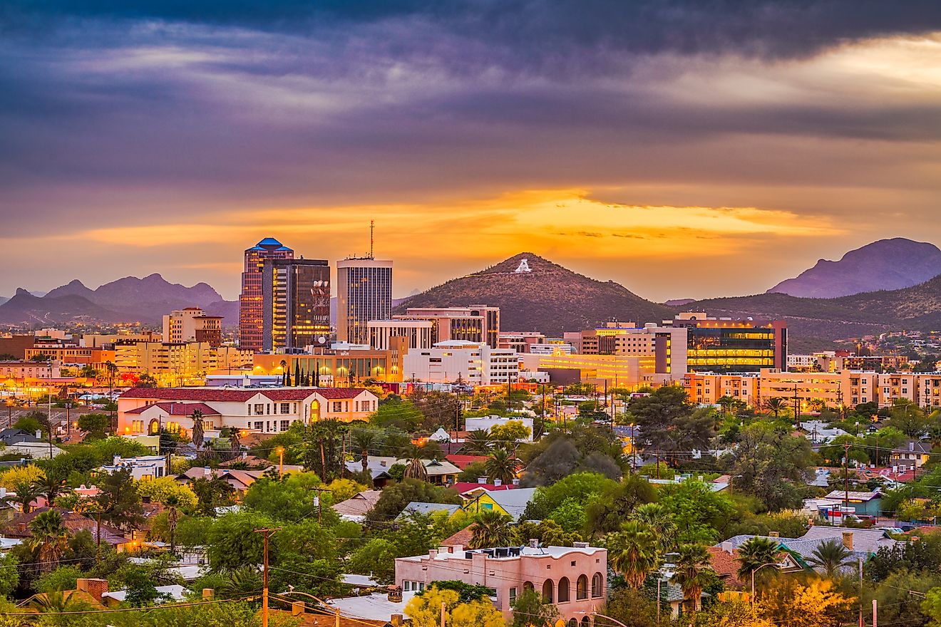 Skyline of Sedona, Arizona.