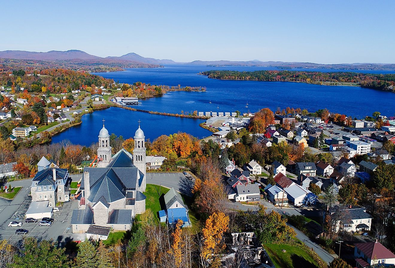 Lake Memphremagog in Newport, Vermont.