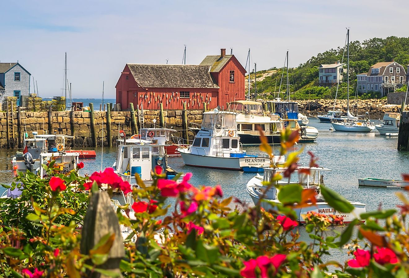 Rockport harbor, Massachusetts. Image credit Keith J Finks via Shutterstock