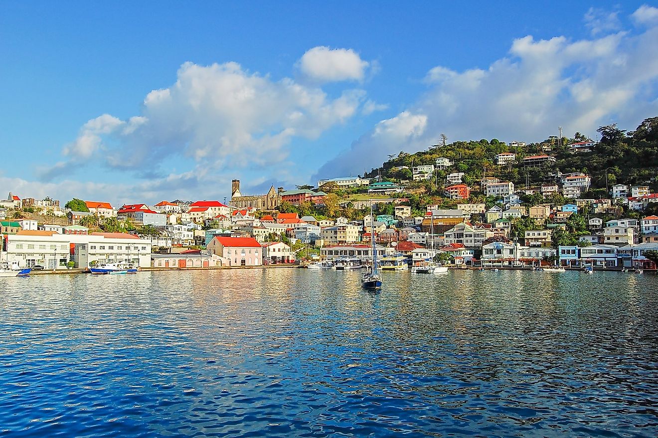 View of Saint George's Harbor in Grenada