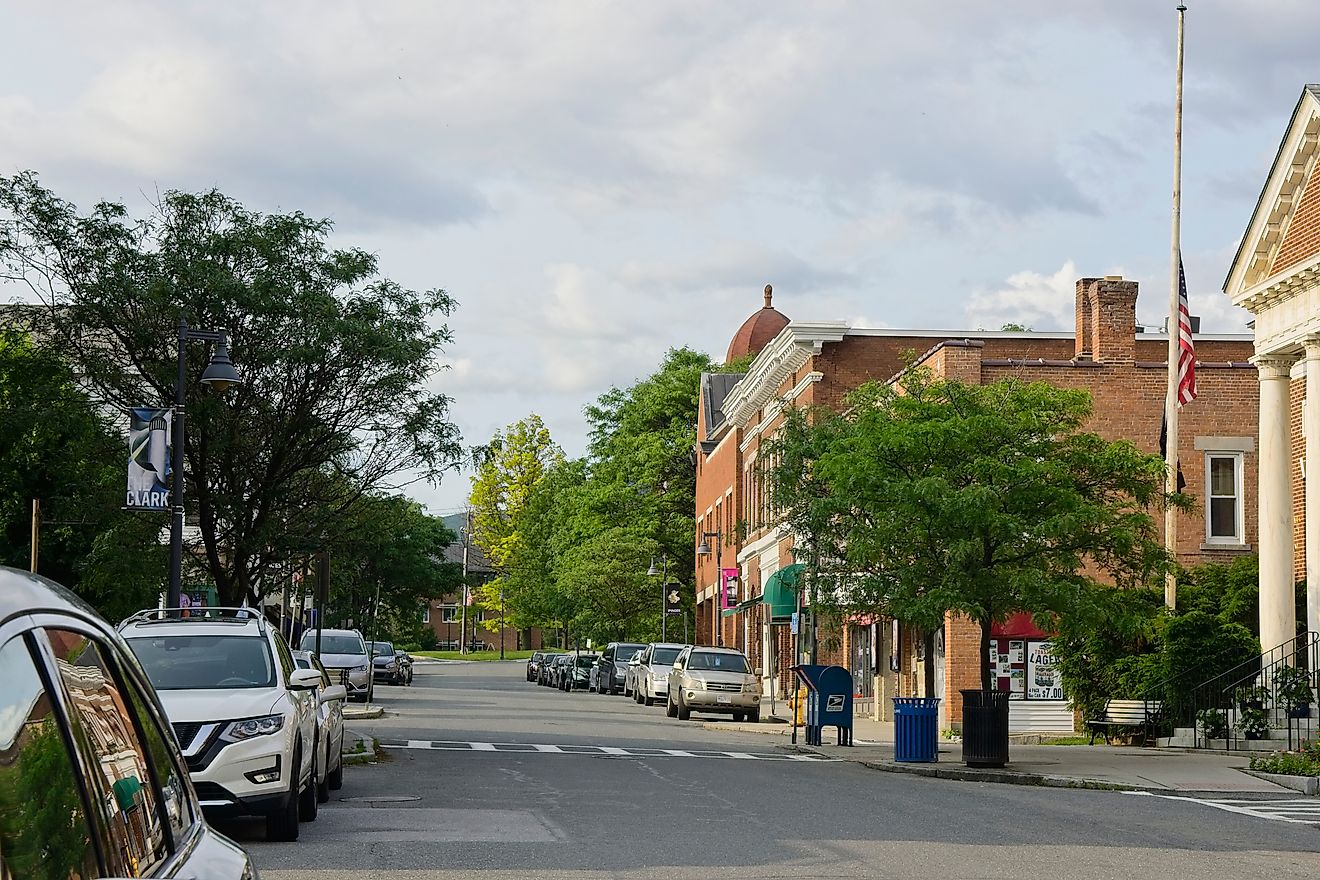 Spring St. in Williamstown, Massachusetts. Editorial credit: Adam Gladstone / Shutterstock.com.