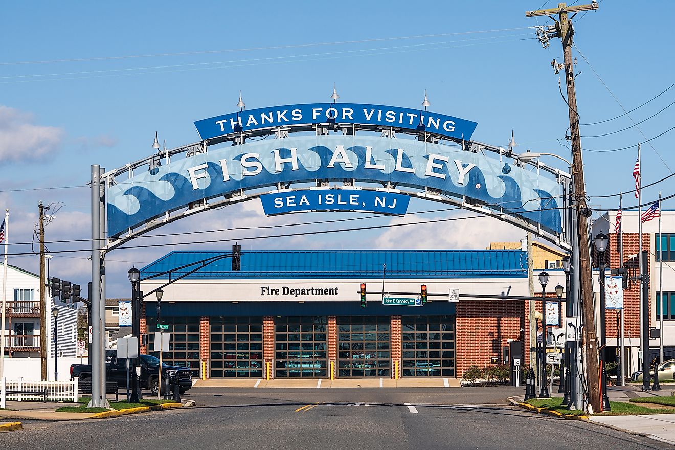 Sea Isle, New Jersey. Editorial credit: Rosemarie Mosteller / Shutterstock.com