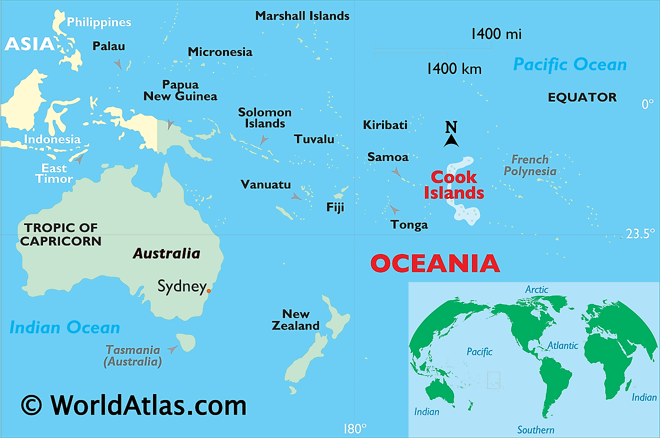Oceania South Pacific Islands Pacific Map Cook Islands | Images and ...