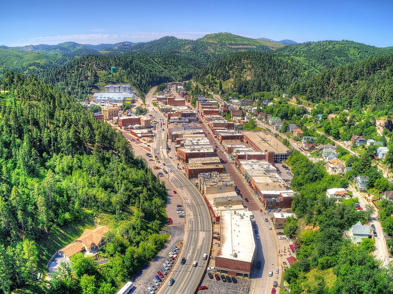 The town of Deadwood, South Dakota.