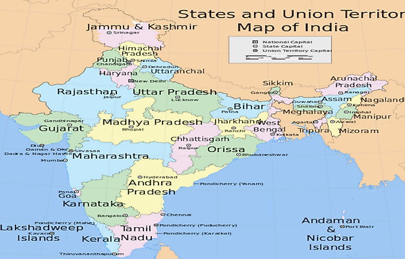 State Capitals Of India WorldAtlas