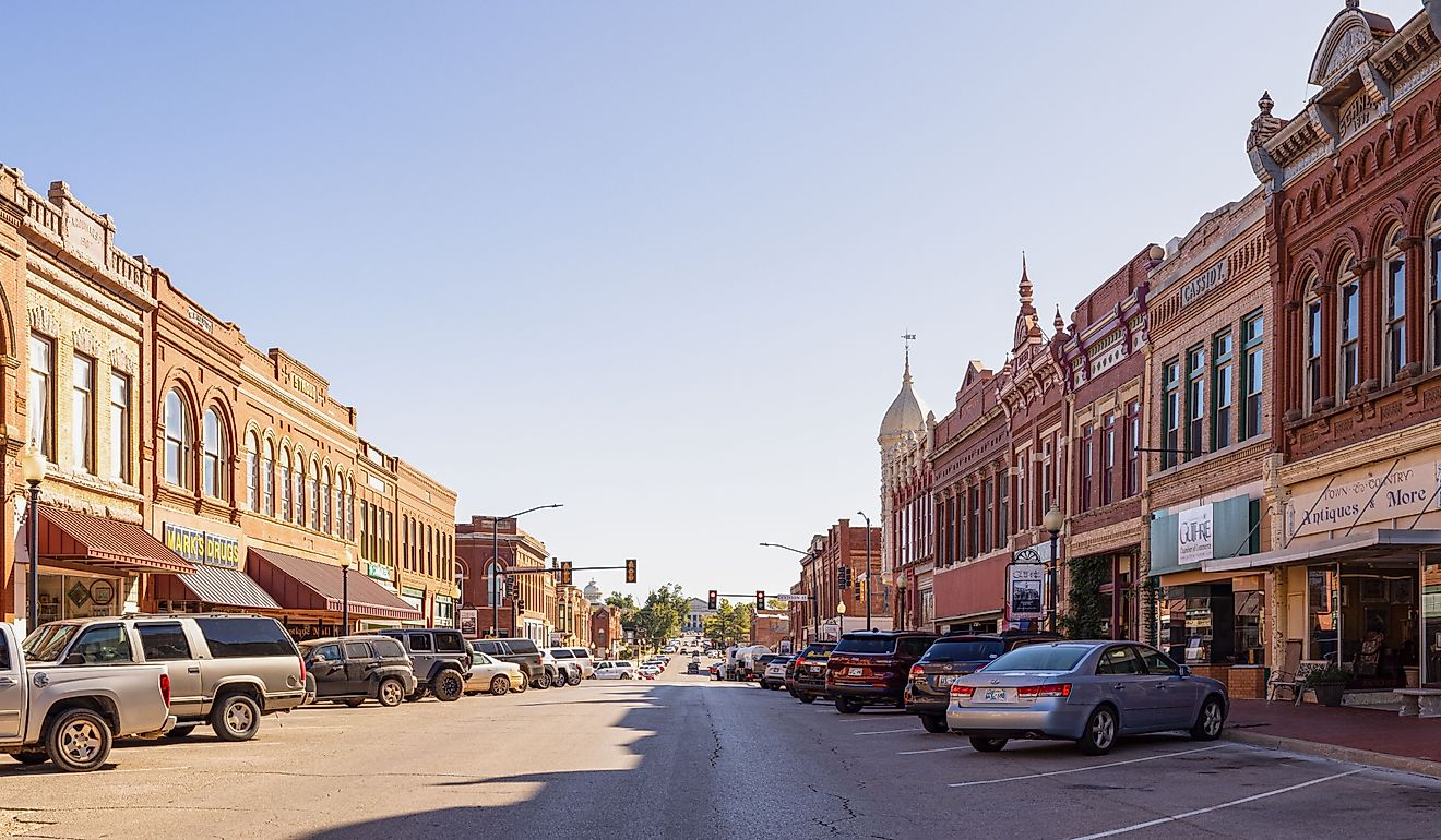 Guthrie, Oklahoma, USA. Editorial credit: Roberto Galan / Shutterstock.com