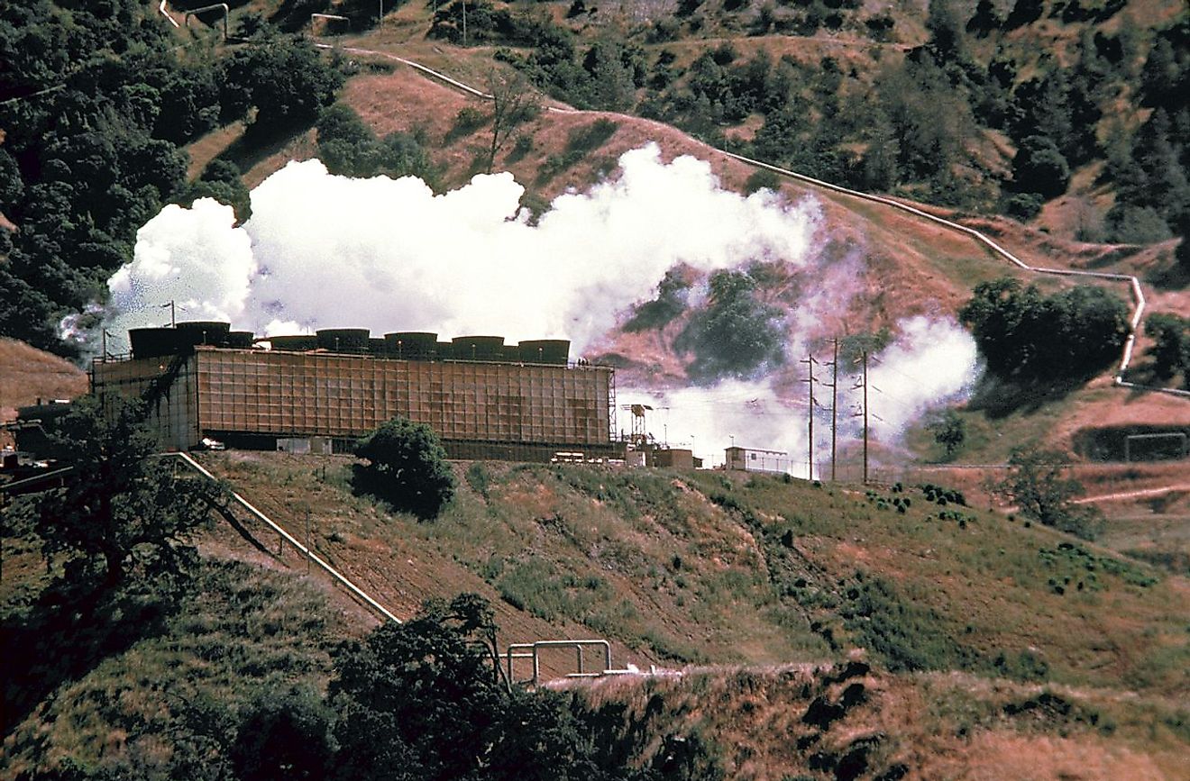 A geothermal power station. Image credit: N.Minton/Shutterstock.com