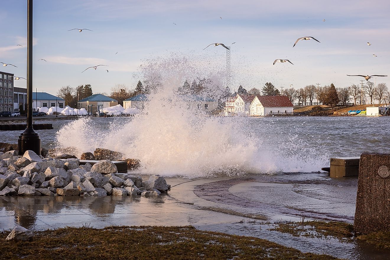 Kenosha harbor.