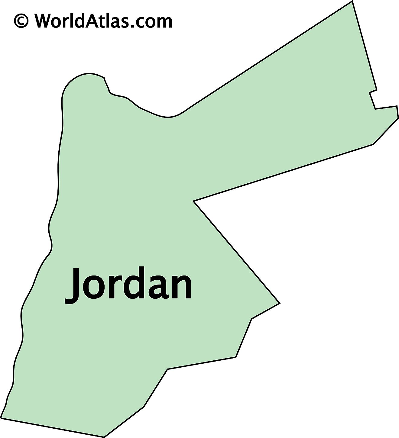 country north of jordan