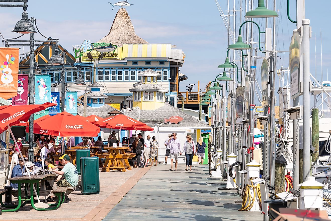 Harborwalk Village in Destin, Florida. Image: Andriy Blokhim / Shutterstock. 