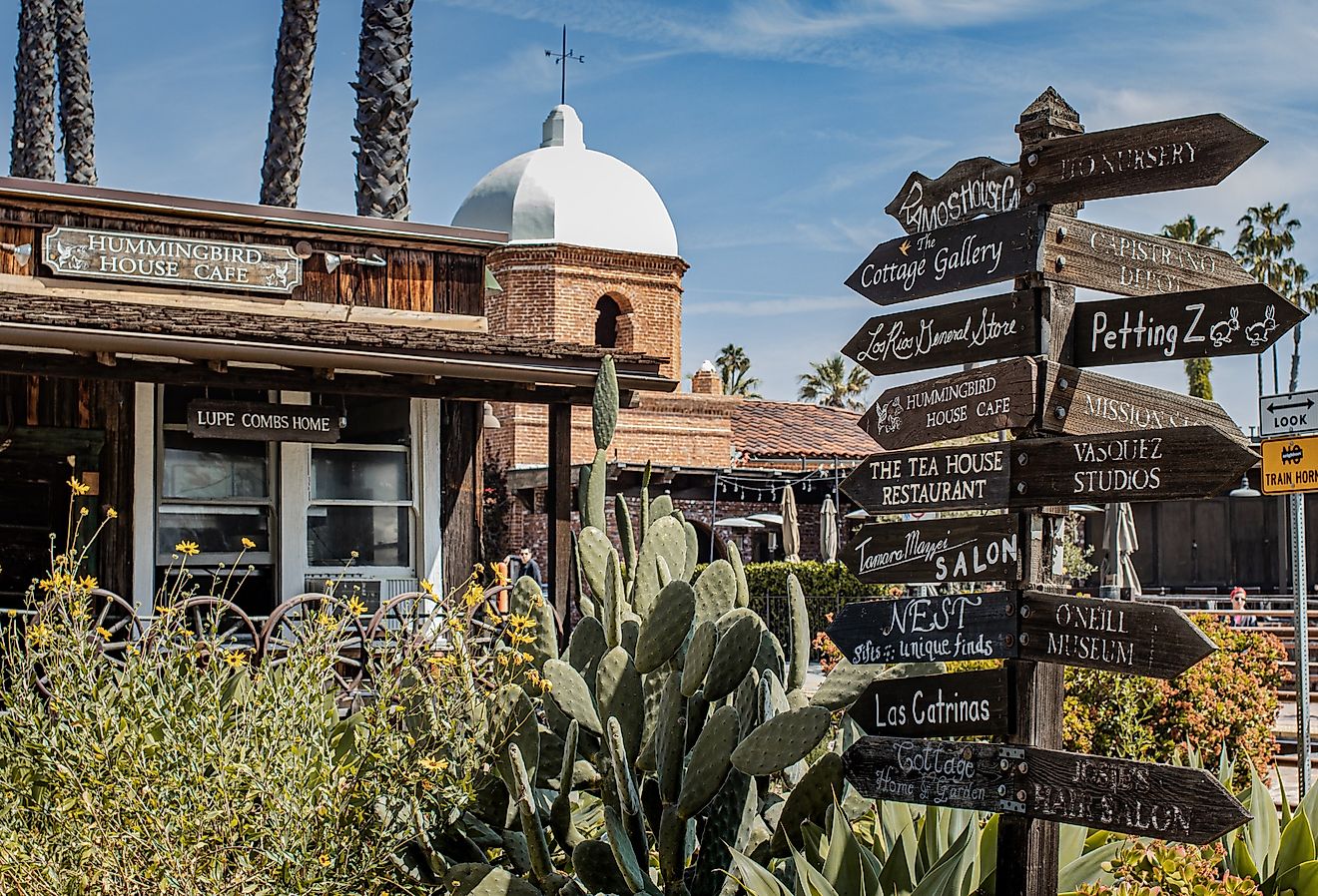 San Juan Capistrano and its famous Los Rios Street, California. Image credit thea ronski via Shutterstock