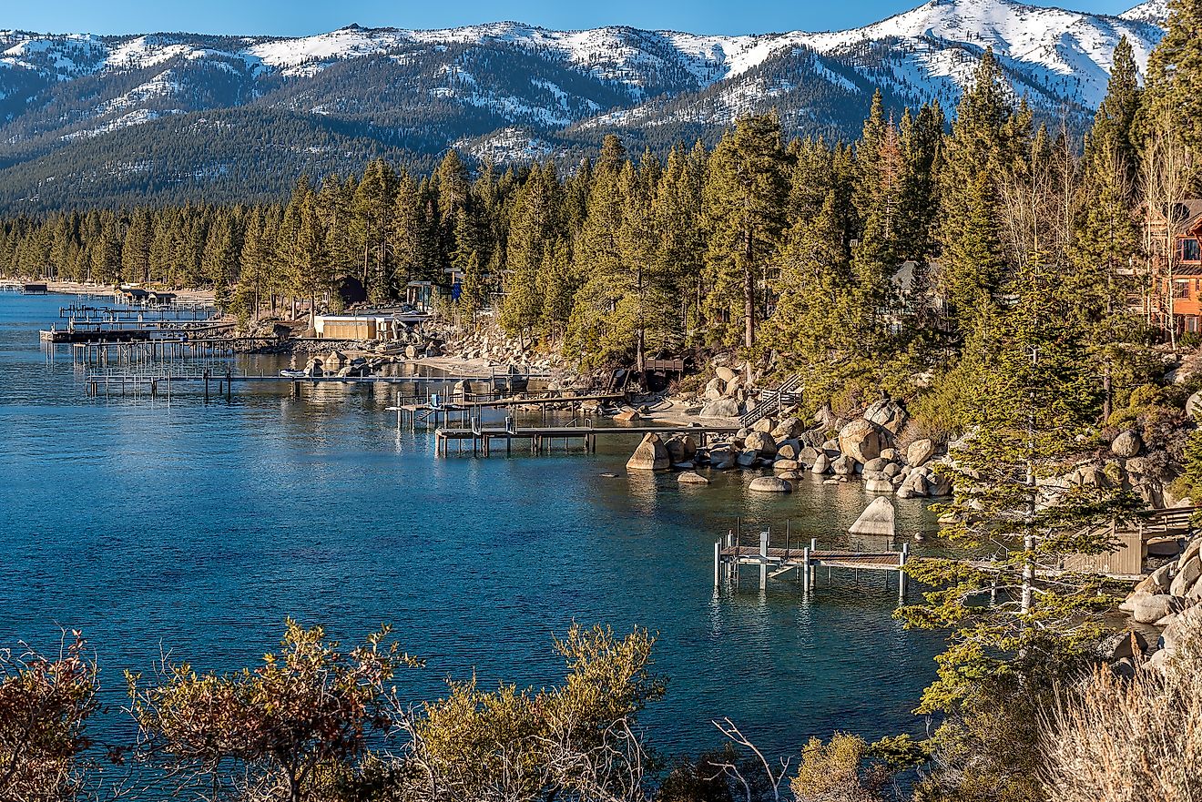 The gorgeous town of Incline Village on the shores of Lake Tahoe.