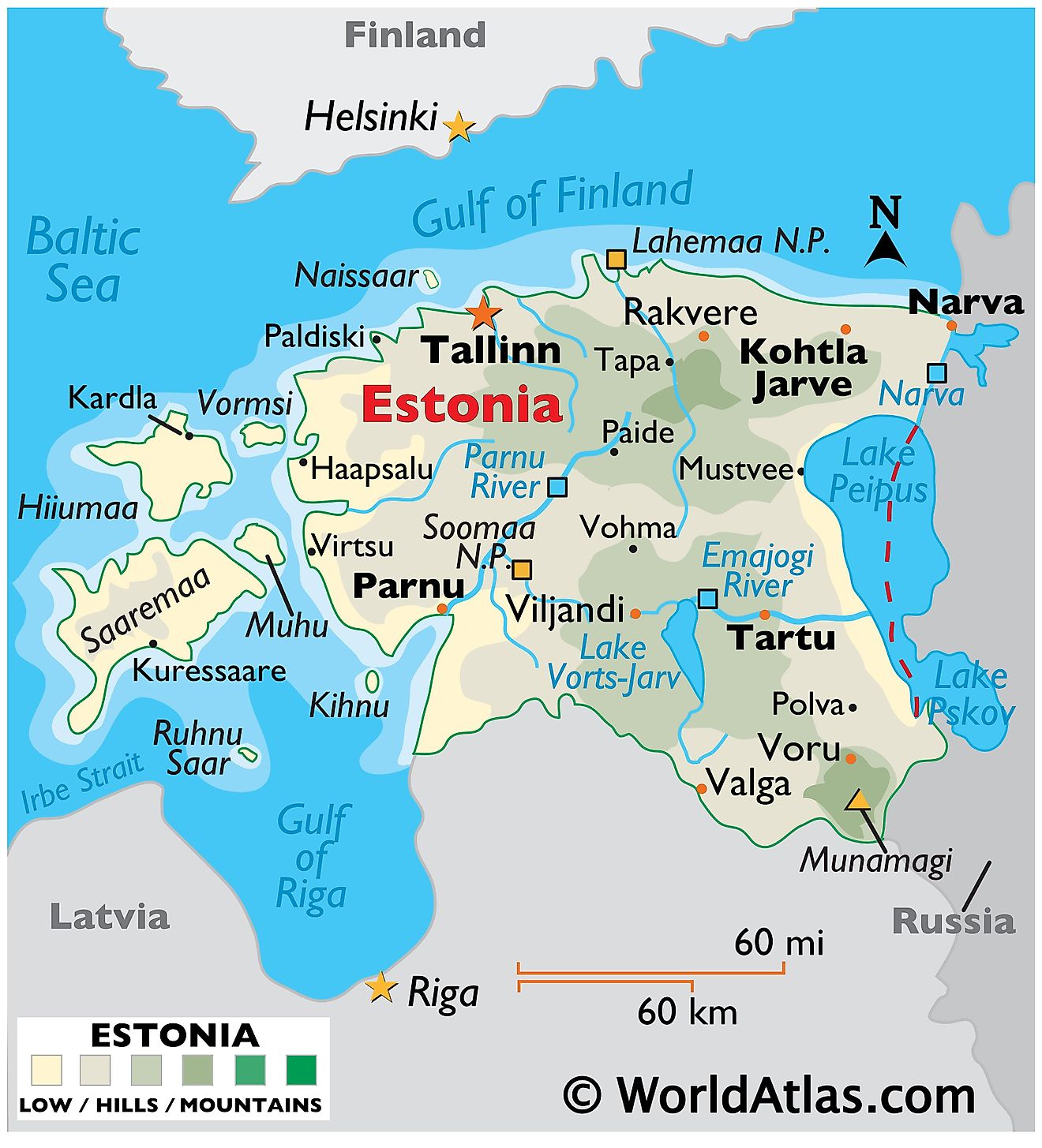 Estonia Maps Facts World Atlas