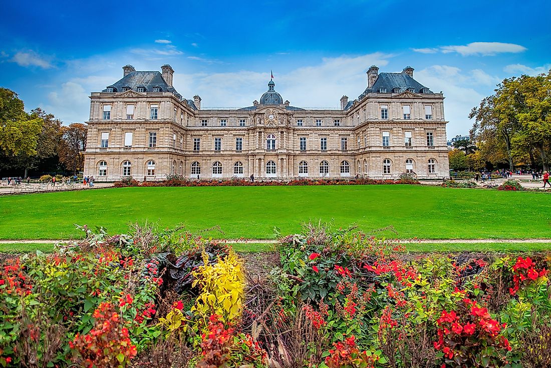 Luxembourg Palace is a notable building in Paris. 
