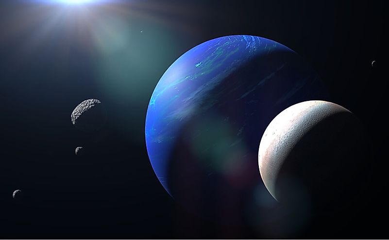 neptune images with other planets
