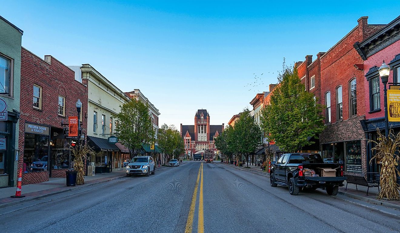 Main Street in Bardstown, Kentucky. Image Jason Busa via Shutterstock