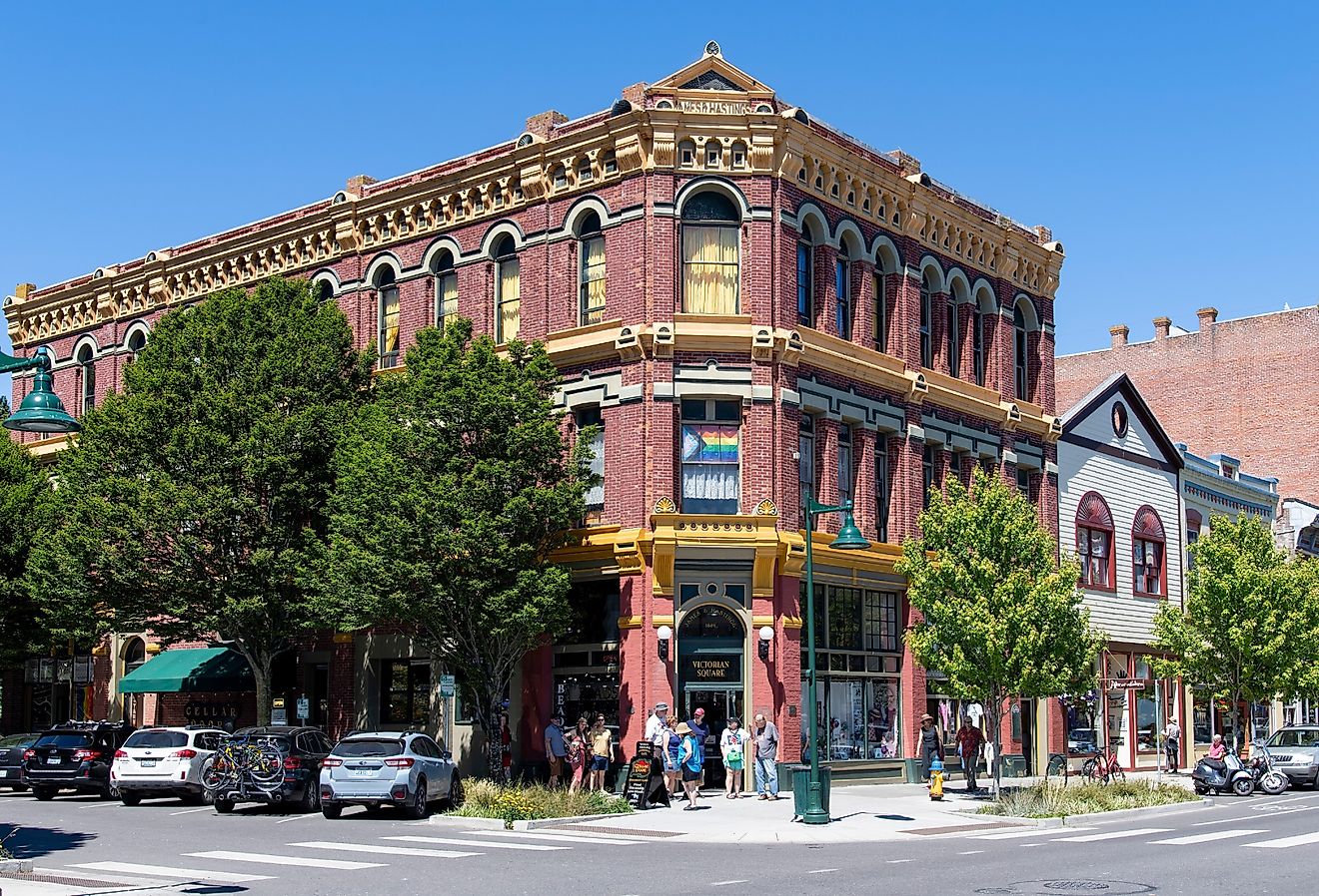 Downtown Water Street in Port Townsend Historic District, Washington. Image credit 365 Focus Photography via Shutterstock