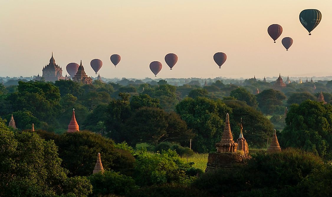 The Temples Of Bagan - Unique Places Around The World - Worldatlas