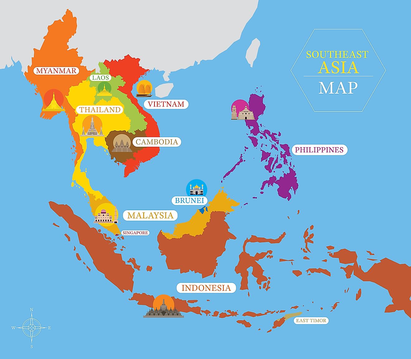 what-are-the-five-regions-of-asia-worldatlas