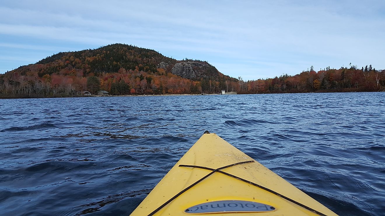 Echo Lake State Park, North Conway, New Hampshire.