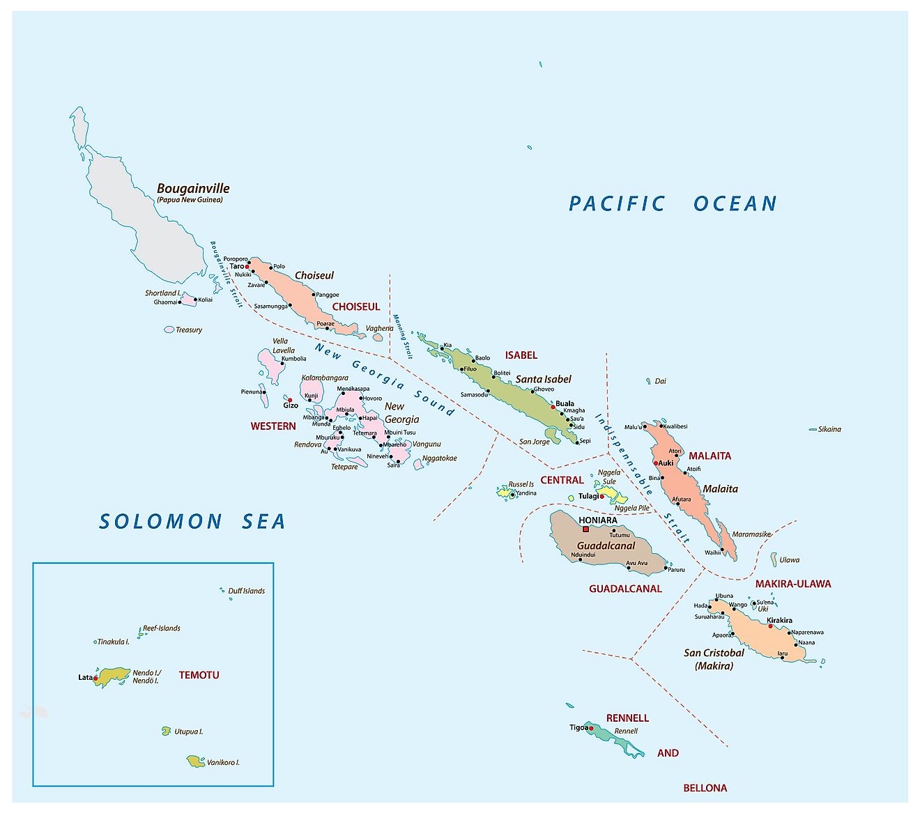 famous atolls map