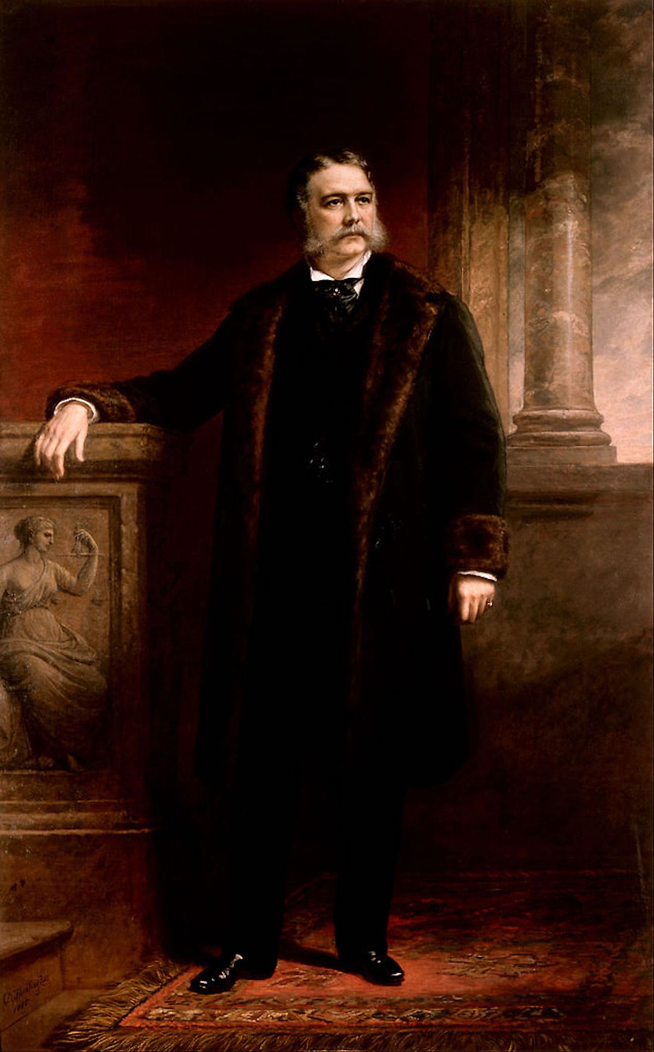 Official White House portrait of Chester A. Arthur (Daniel Huntington). Image credit: Daniel Huntington/Public domain