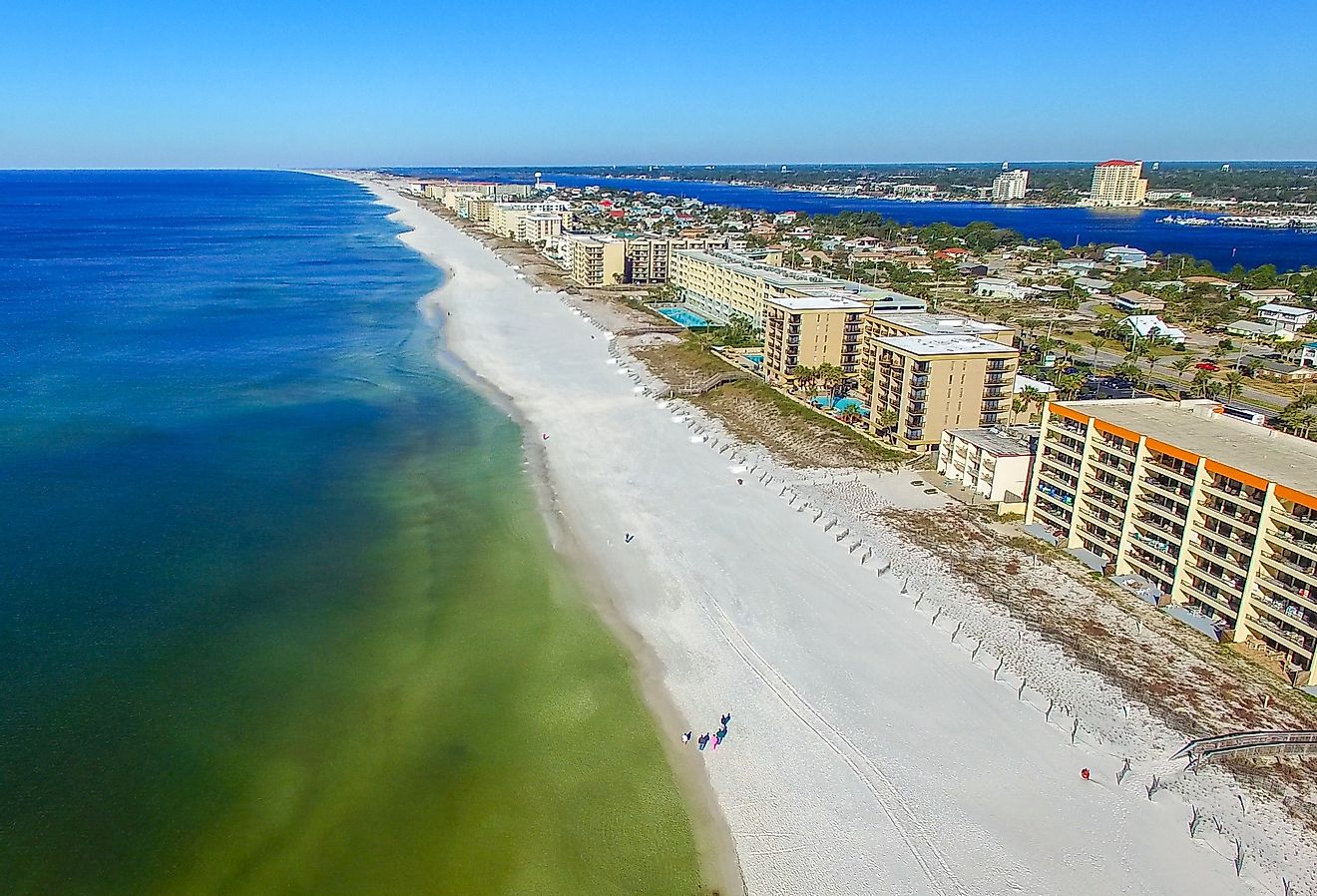 Overlooking Fort Walton beach, Florida. Image credit pisaphotography via Shutterstock