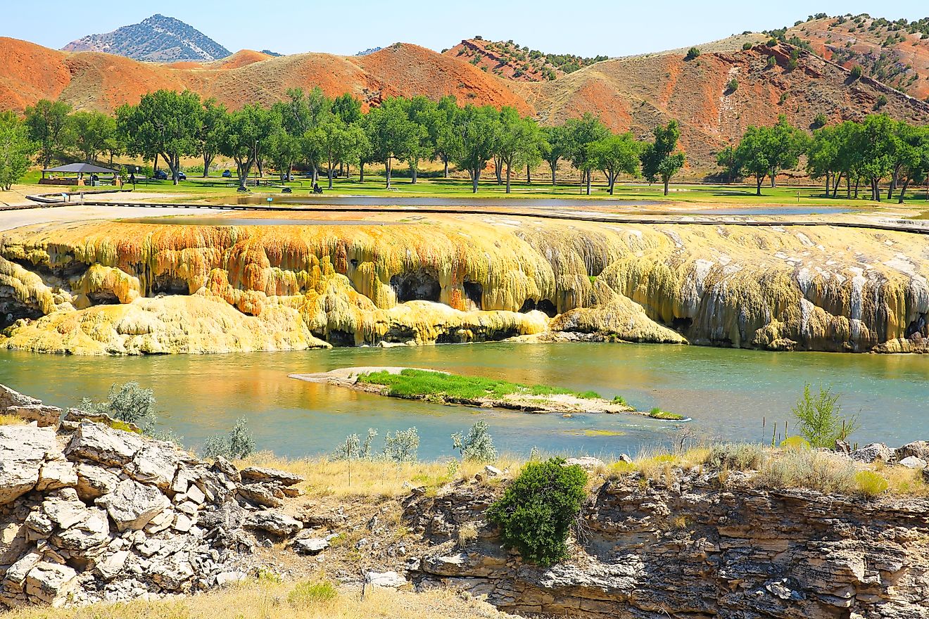 Hot Springs State Park, Thermopolis, Wyoming.