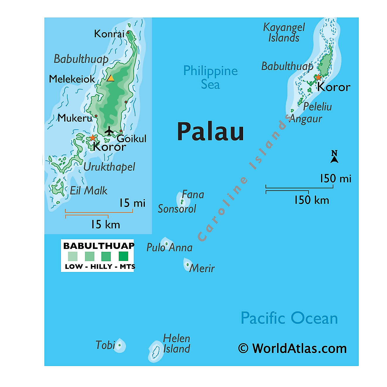 Palau Maps Facts World Atlas