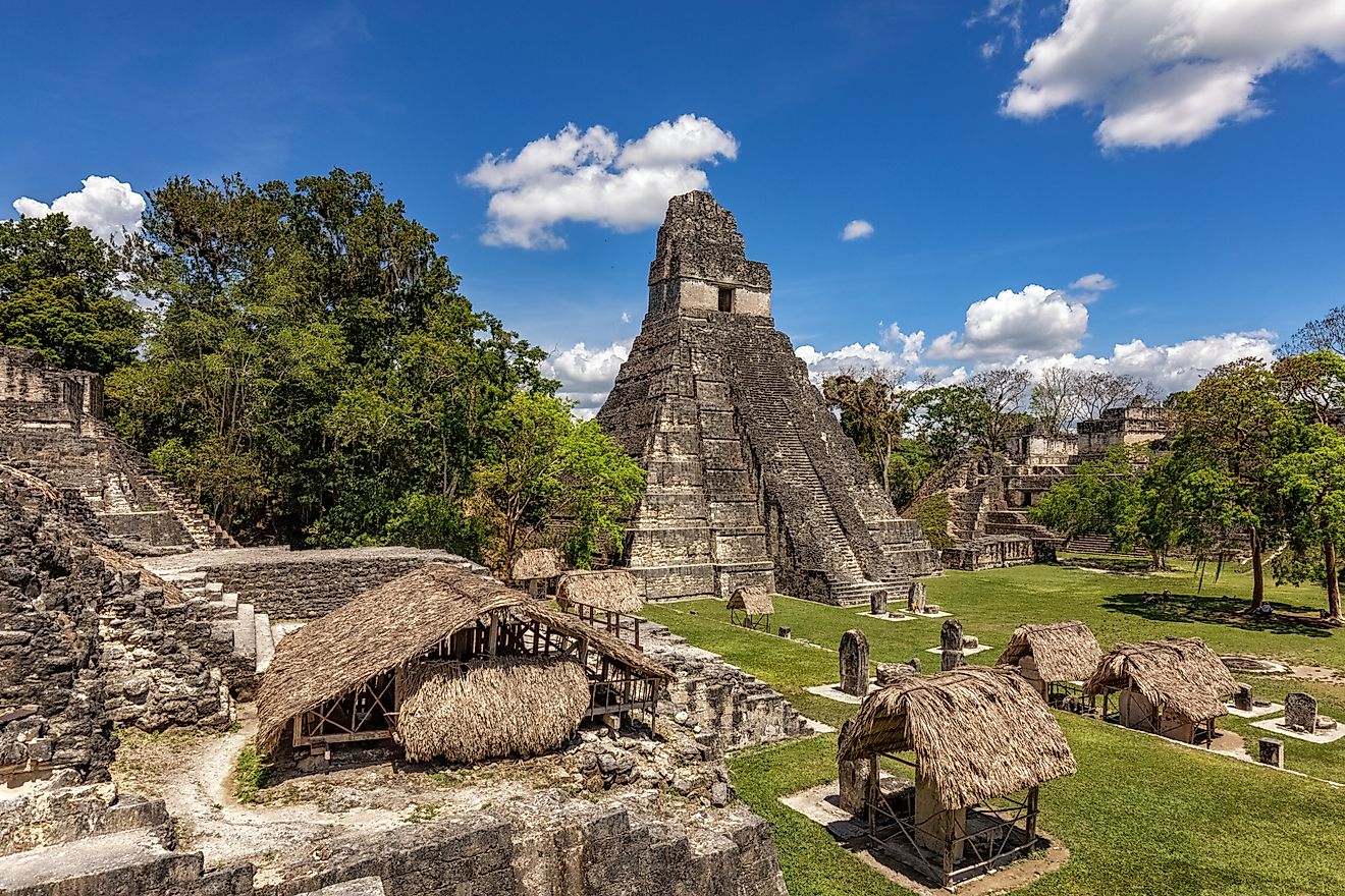 Tikal, Mayan Ruins, Temple I, The Great Jaguar, Main Plaza,  Guatemala