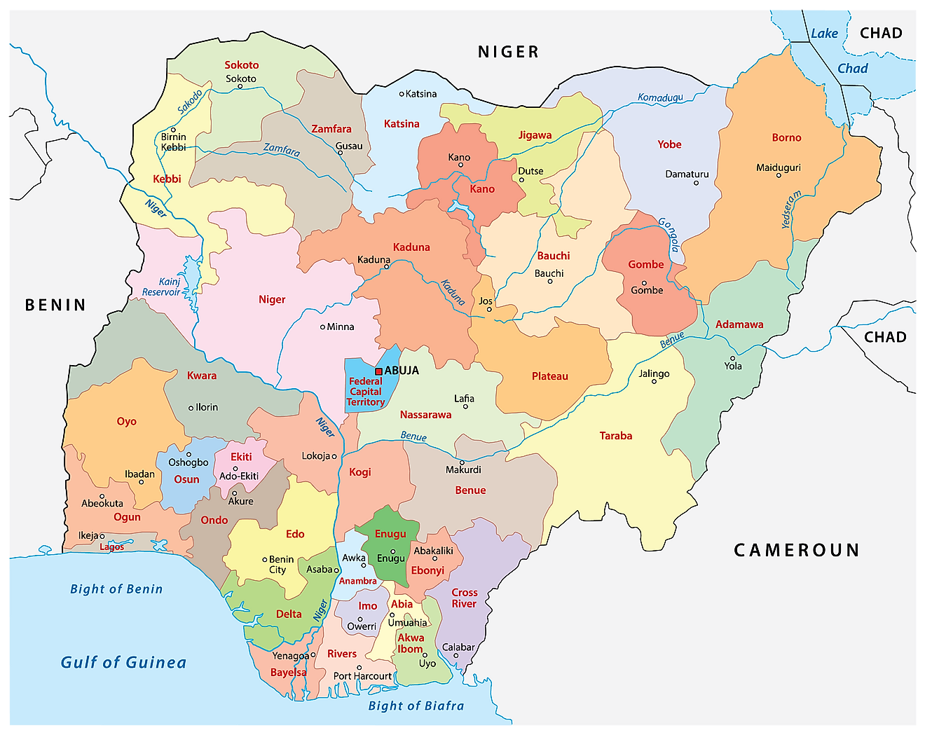 Nigeria Maps And Facts World Atlas Images And Photos Finder