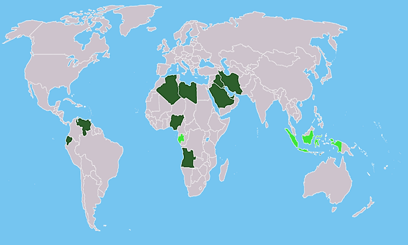 OPEC Countries WorldAtlas