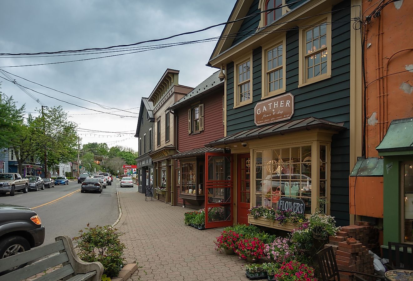 The City Center in Frenchtown, New Jersey. Image credit christianthiel.net via Shutterstock.com