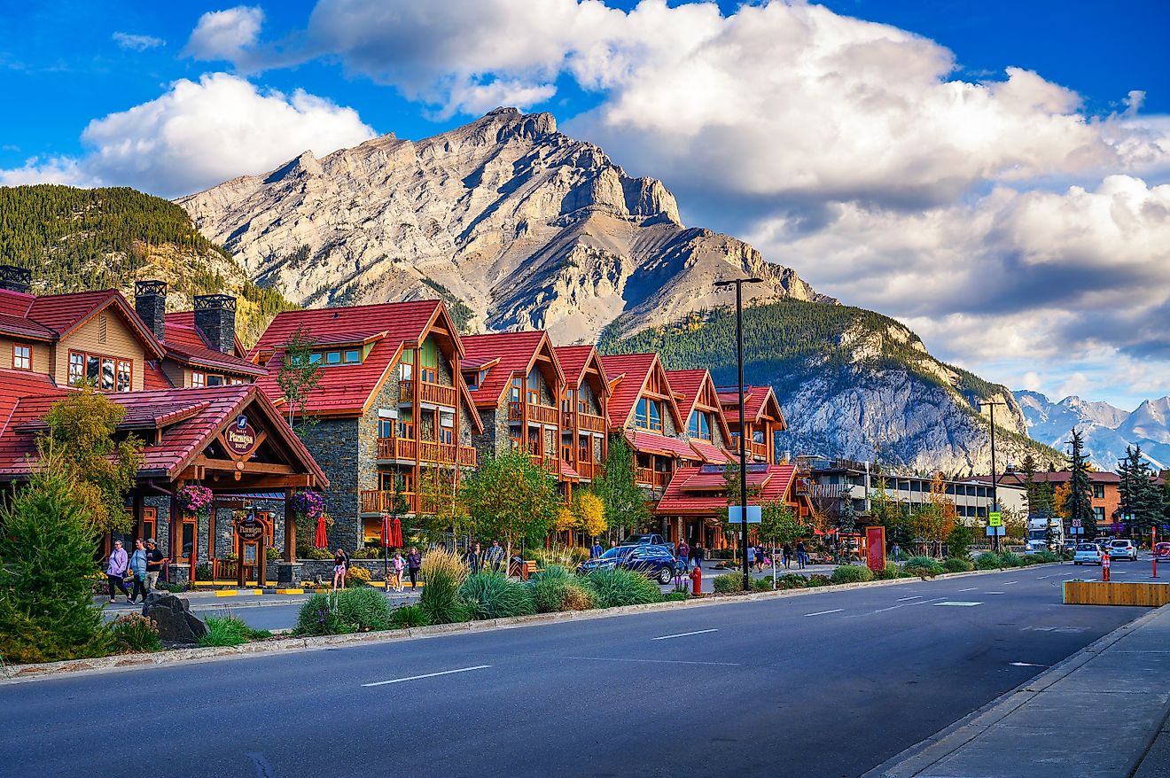 Banff, Alberta. Image credit: viewfinder via Shutterstock