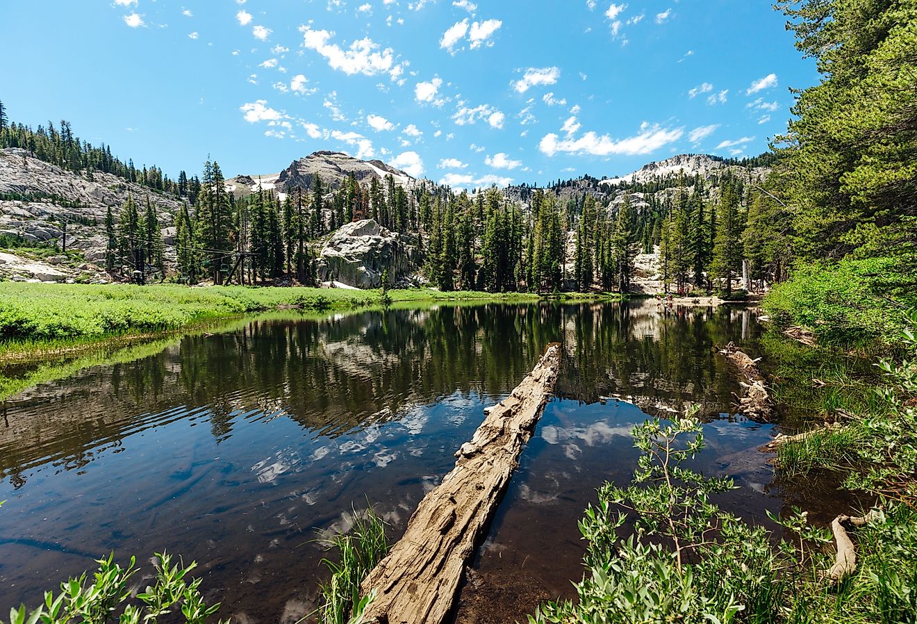 Shirley Lake Trail in Squaw Valley, Olympic Valley, California.