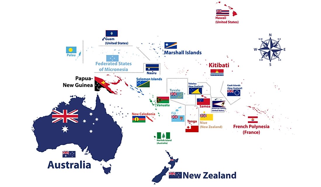 The Major Rivers Of Oceania Worldatlas