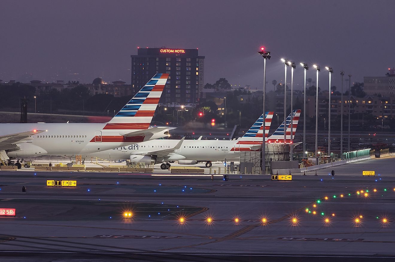 Los Angeles International Airport is America's second busiest airport.