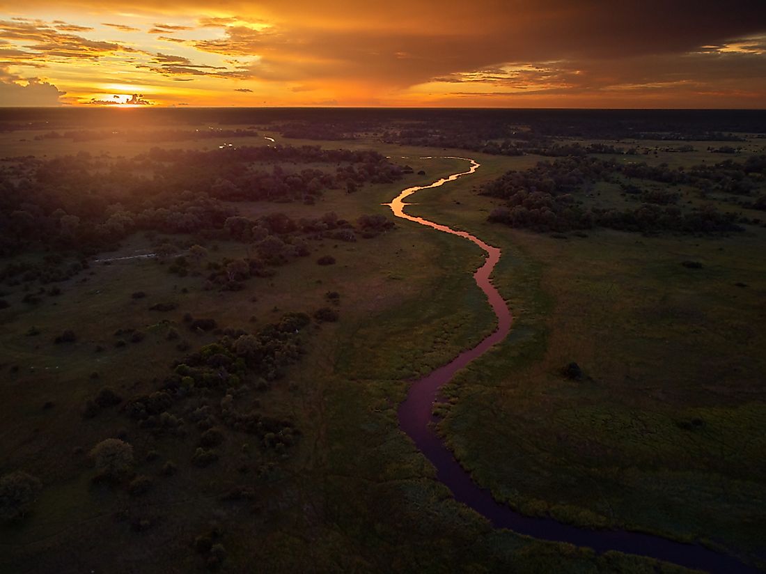 Where Does The Okavango River Begin And End WorldAtlas   Shutterstock 1077633347 