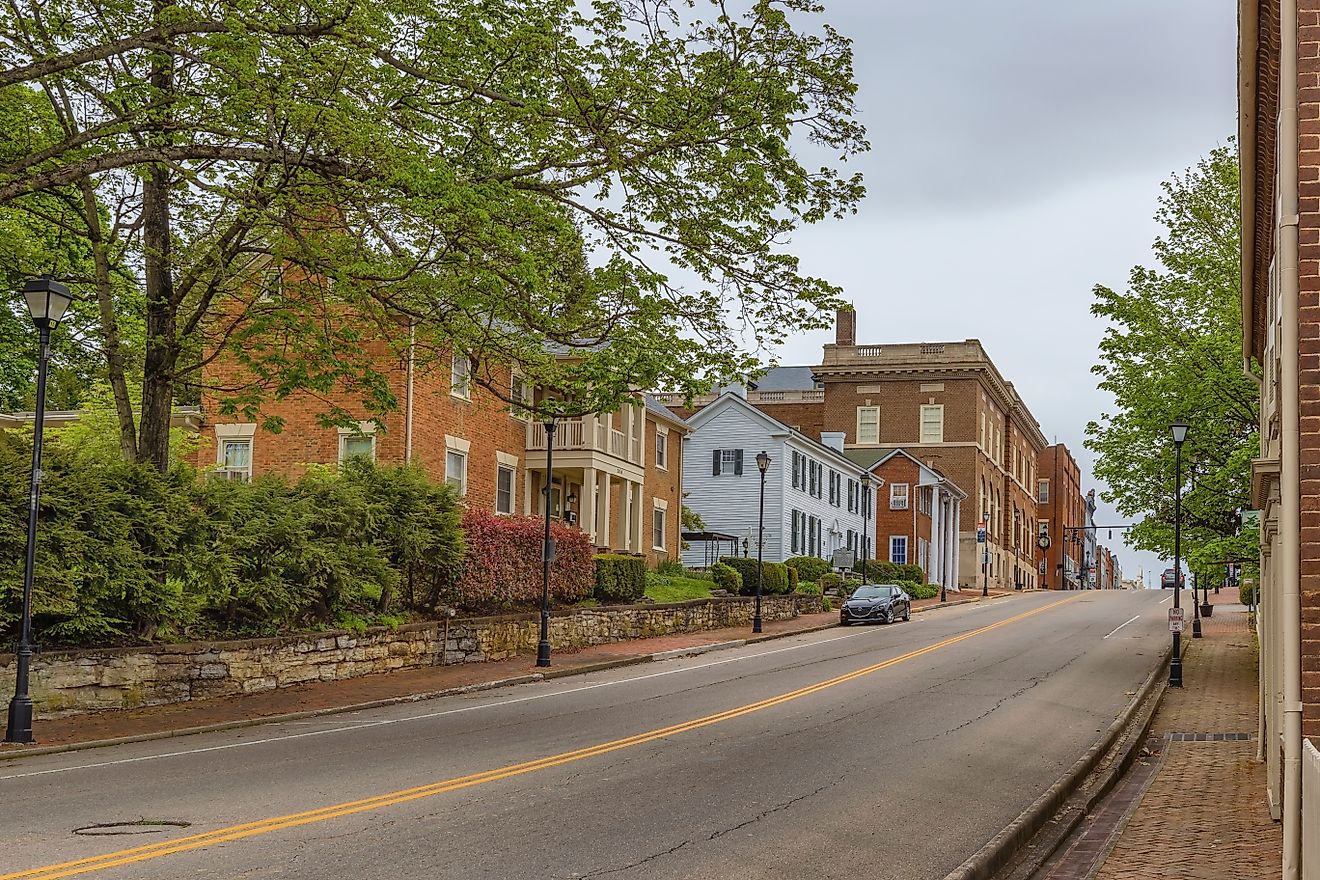 Historical district of Greeneville, Tennessee. Editorial credit: Dee Browning / Shutterstock.com