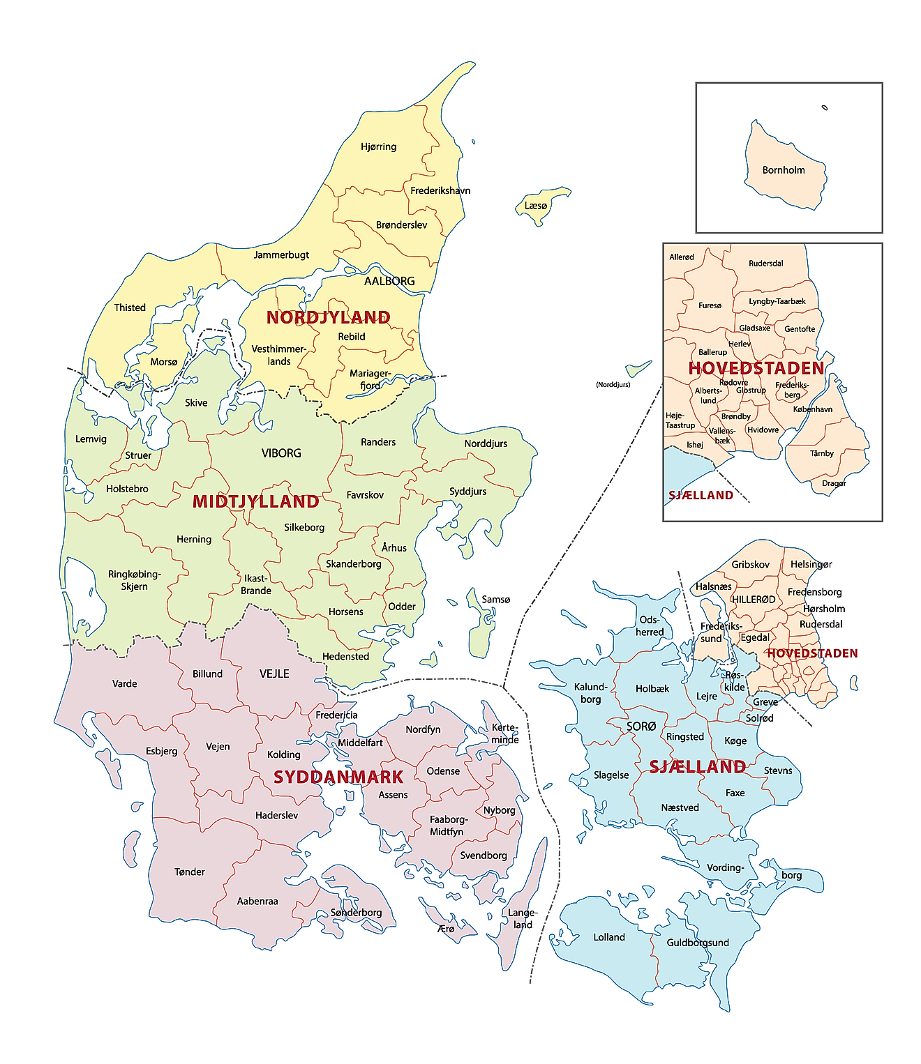 Denmark Maps And Facts World Atlas