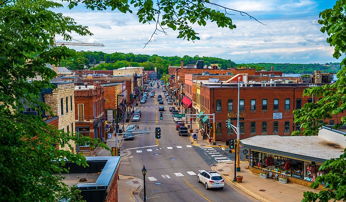 The very beautiful town of Stillwater, Minnesota. Editorial credit: Cavan-Images / Shutterstock.com