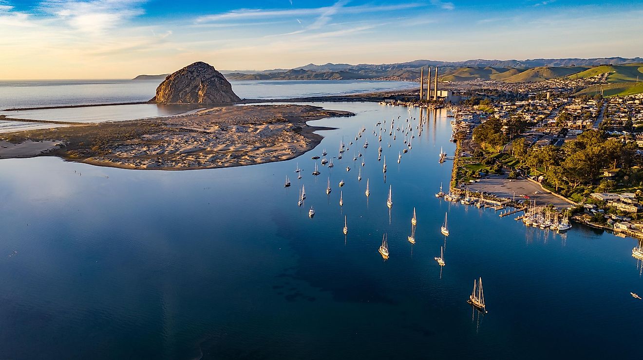 The spectacular Morro Bay, California.