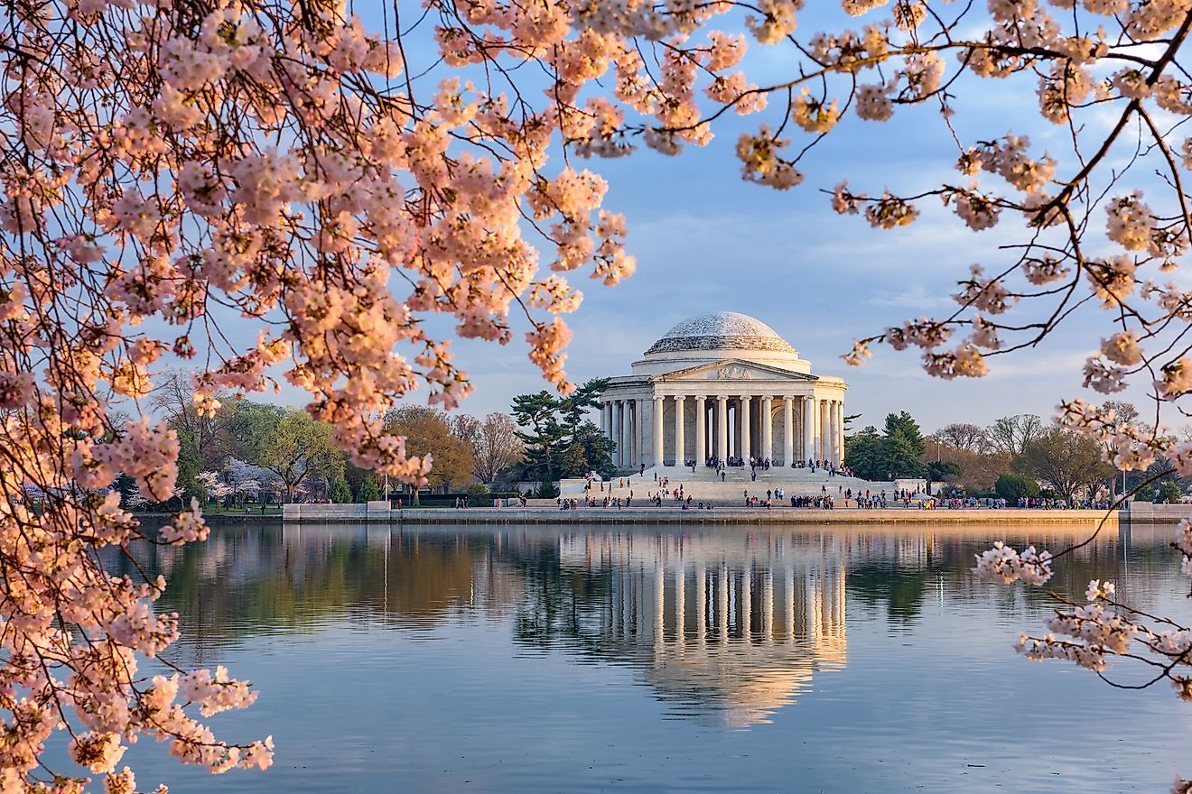 Jefferson Memorial in Washington.